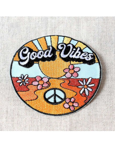 Seventies Iron-On Patch - Good Vibes