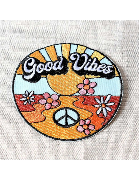 Seventies Iron-On Patch - Good Vibes