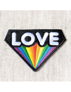 Iron-on patch Love - LOVE section