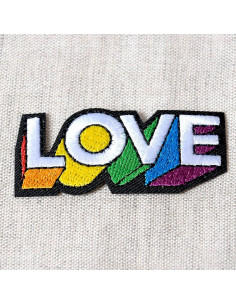 Iron-on patch theme Love - Love 3D