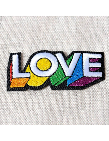 Iron-on patch theme Love - Love 3D
