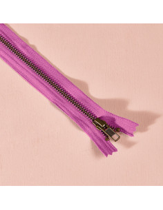 Metal zipper Bubble Gum 30 cm - Atelier Brunette