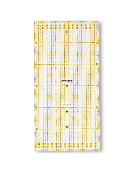 Omnigrid patchwork ruler angles 15 x 30 cm