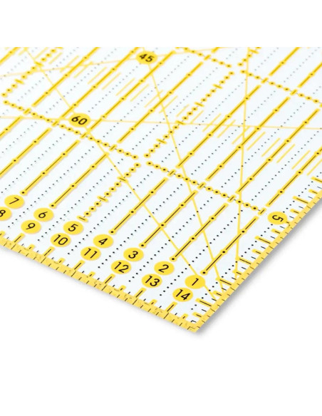 Omnigrid patchwork ruler angles 15 x 30 cm