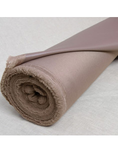 Waterproof and ultra-resistant canvas fabric deck chair - Brown