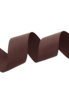 Water-repellent chevron braid - Brown