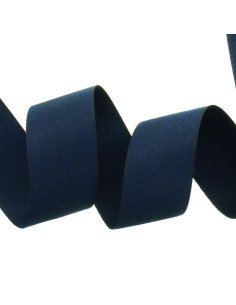 Water-repellent chevron braid - Navy blue