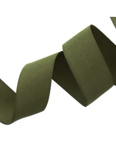 Water-repellent chevron braid - Khaki