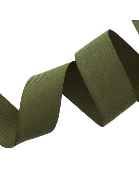 Water-repellent chevron braid - Khaki