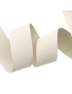 Water-repellent chevron braid - Cream