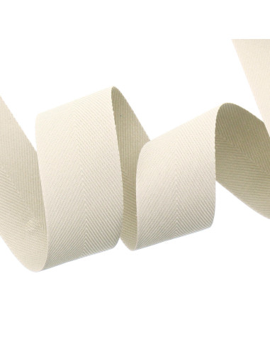 Water-repellent chevron braid - Cream