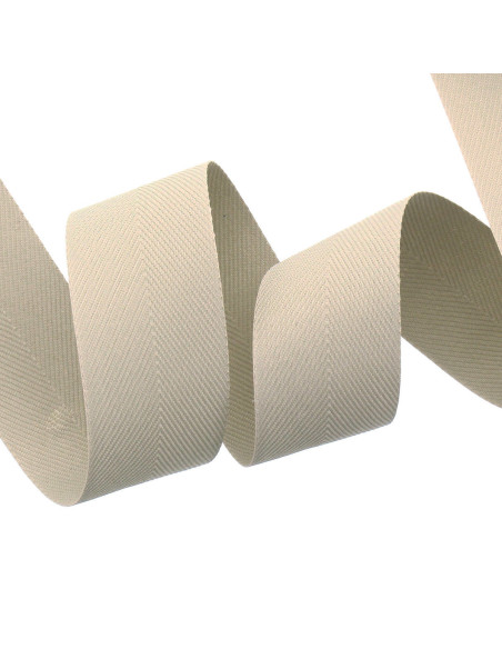 Water-repellent chevron braid - Beige