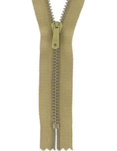 Zipper pants - Medium beige