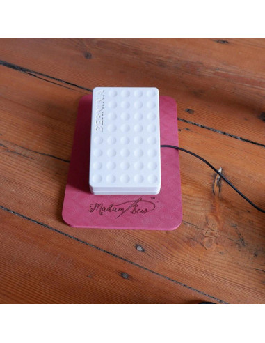 Pedal mat for sewing, embroidery, and overlock machines