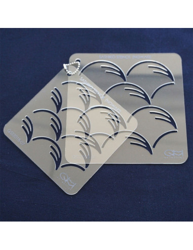 Set of 2 templates for sashiko stencil - Nowaki