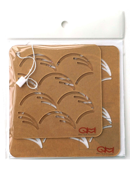 Set of 2 templates for sashiko stencil - Nowaki