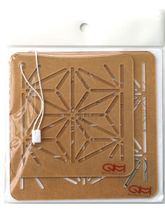 Set of 2 templates for sashiko stencil - Asano-Ha 2