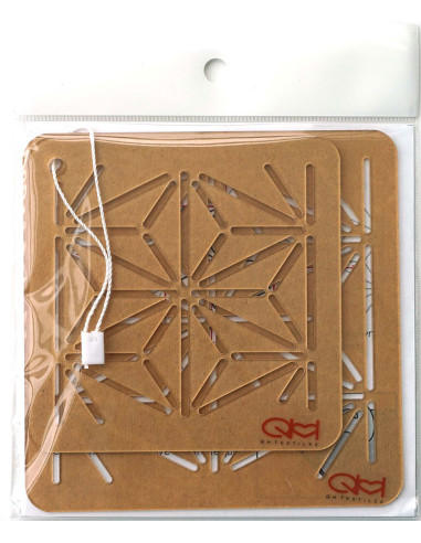 Set of 2 templates for sashiko stencil - Asano-Ha