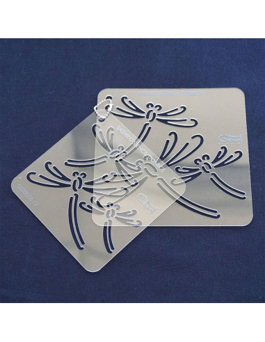 Set of 2 templates for sashiko stencil - Tonbo