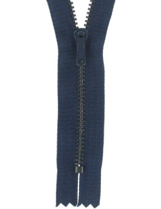 Zipper pants - Navy blue
