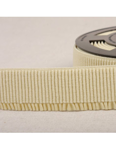 Elastic ribbing for skirt - Light beige