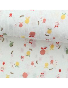 Fancy double gauze fabric - Fruits