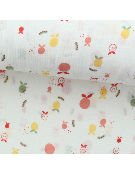 Fancy double gauze fabric - Fruits