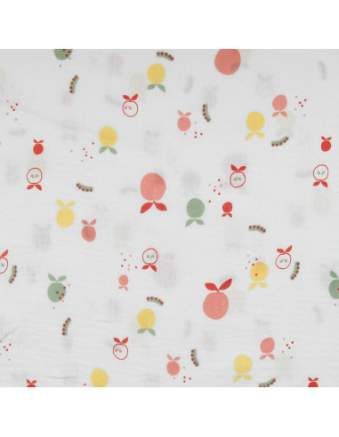 Fancy double gauze fabric - Fruits