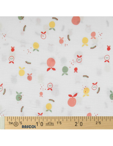 Fancy double gauze fabric - Fruits
