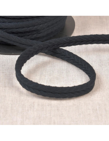 Double piping cord herringbone - Black