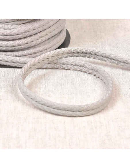 Double piping herringbone cord - Light gray