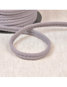 Double piping herringbone cord - Medium gray
