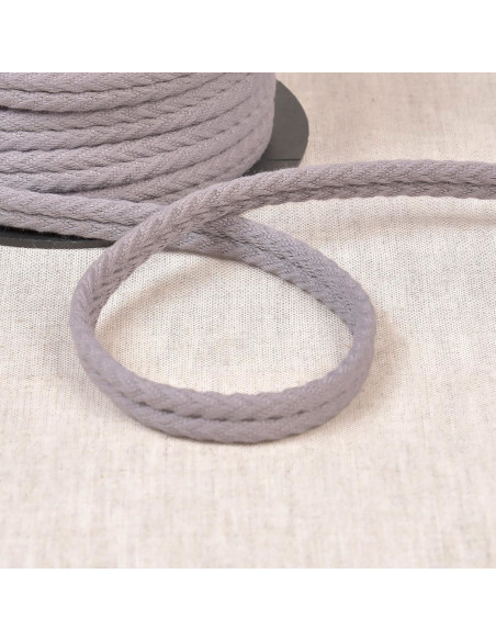 Double piping herringbone cord - Medium gray