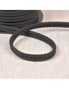 Double piping herringbone cord - Dark gray