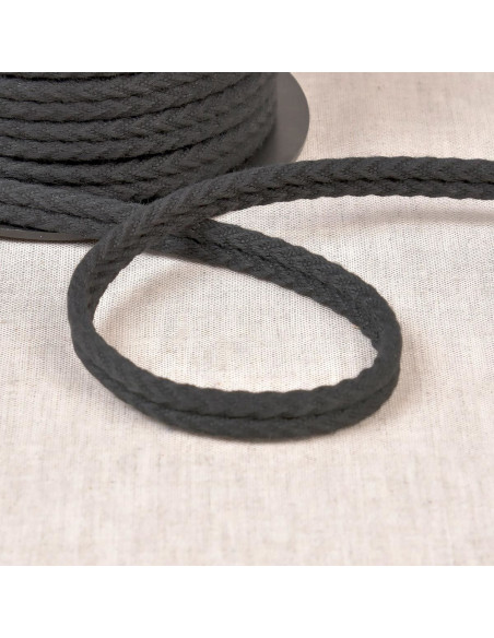 Double piping herringbone cord - Dark gray