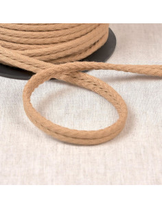 Double piping herringbone cord - Beige