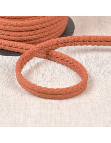 Double piping herringbone cord - Rust