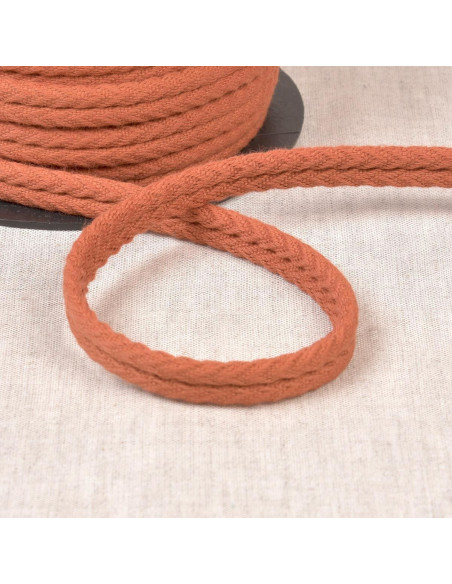 Double piping herringbone cord - Rust