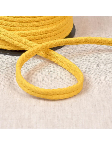 Double piping cord with chevron pattern - Gold Yellow