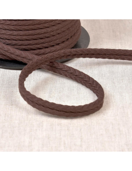 Double piping cord herringbone - Dark brown