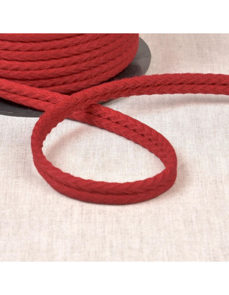Double piping herringbone cord - Bordeaux