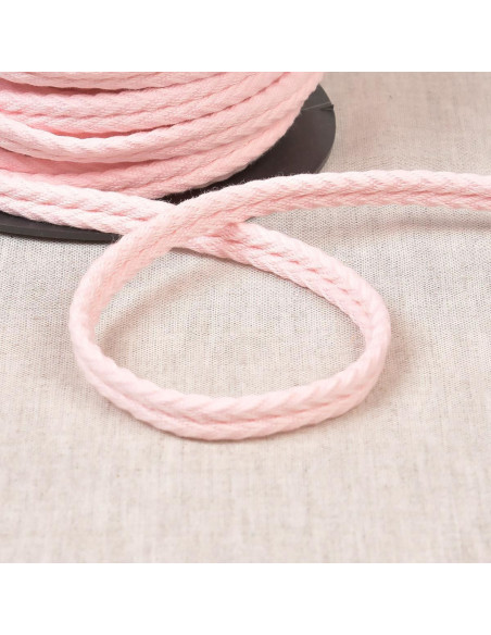 Double piping herringbone cord - Light pink