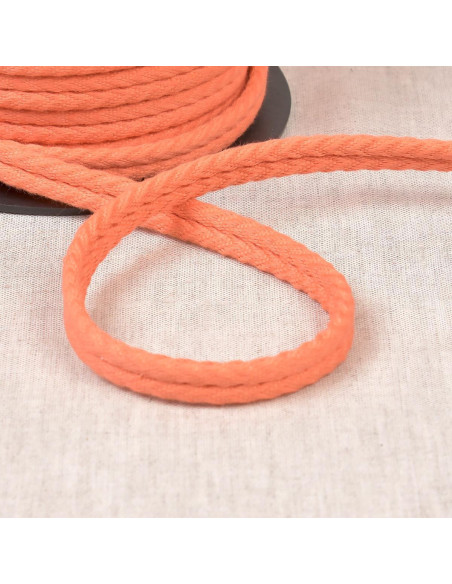 Double piping cord with chevron pattern - Salmon