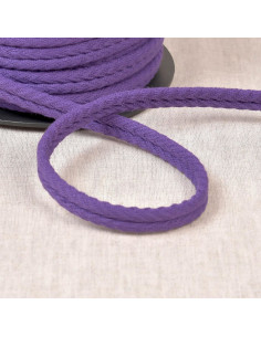 Double piping cord herringbone - Prune