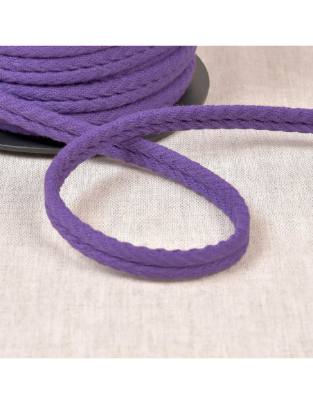 Double piping cord herringbone - Prune