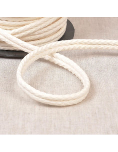 Double piping herringbone cord - Off-white