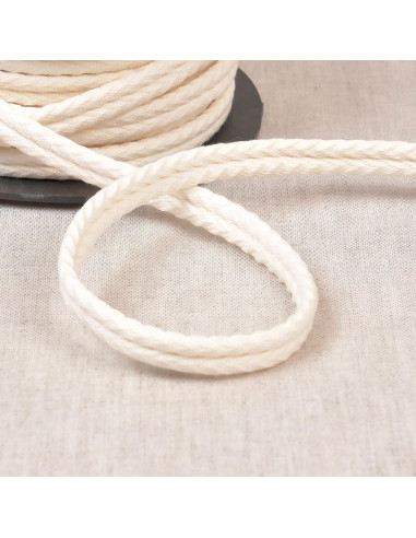 Double piping herringbone cord - Off-white