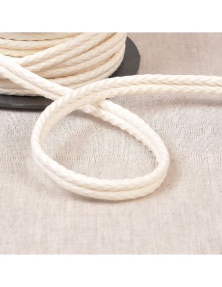 Double piping herringbone cord - Off-white