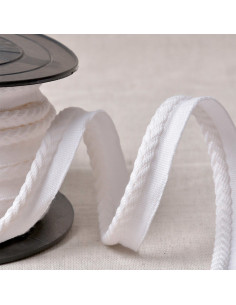 Chevron piping cord - White