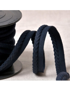 Chevron piping - Navy blue